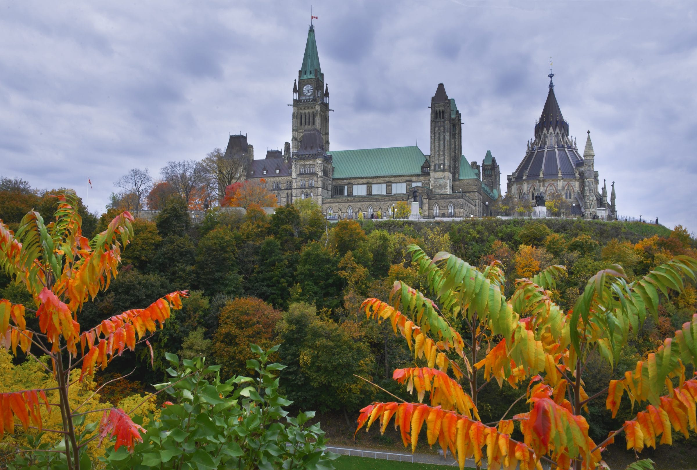 Ottawa Parliament Hill on an Eastern Canada tour